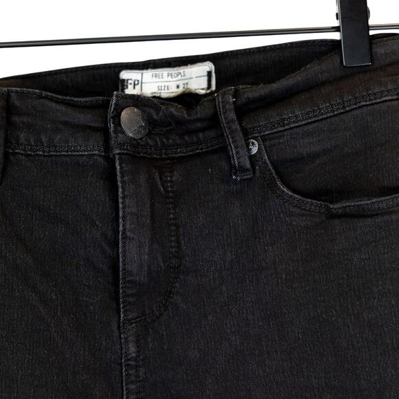 Free People Black Ankle Skinny Jeans Size 27 - Picture 5 of 5